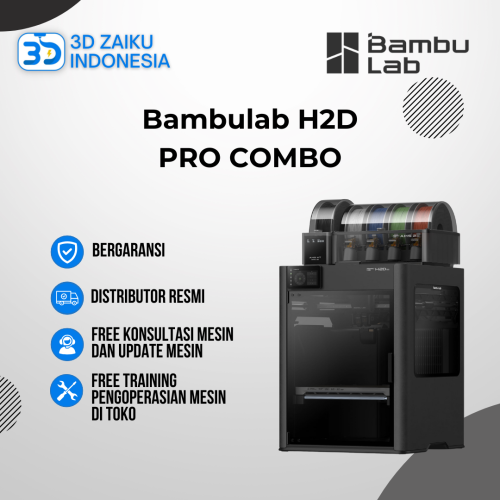 Bambulab H2D Pro Combo Enterprise WPA2 High Security with Heated Chamber Physical Switch Dual Nozzle